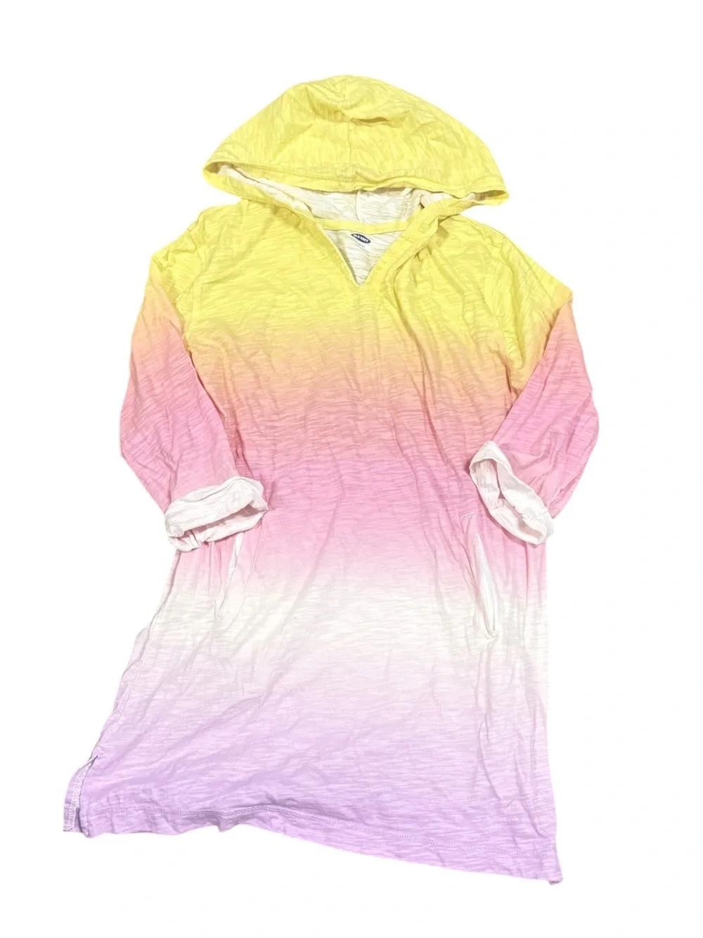 Old Navy Ombre Hooded Dress Size Large 10/12